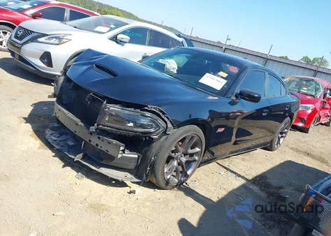 2023 Dodge Charger Scat Pack z USA, uszkodzony, nr VIN 2C3CDXGJ3PH701926